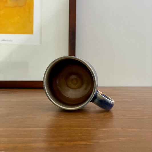 Blue and Tan Espresso Mug