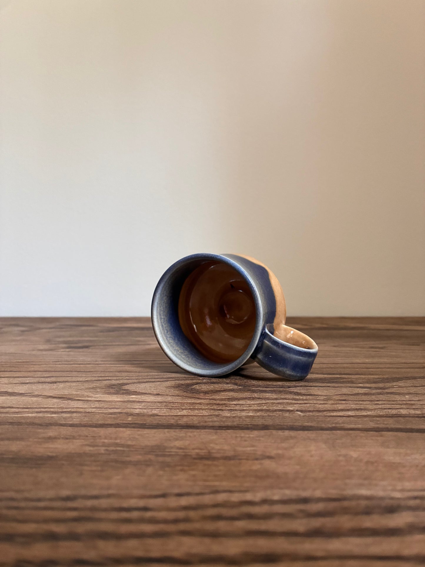 Small Blue and Tan Mug 2