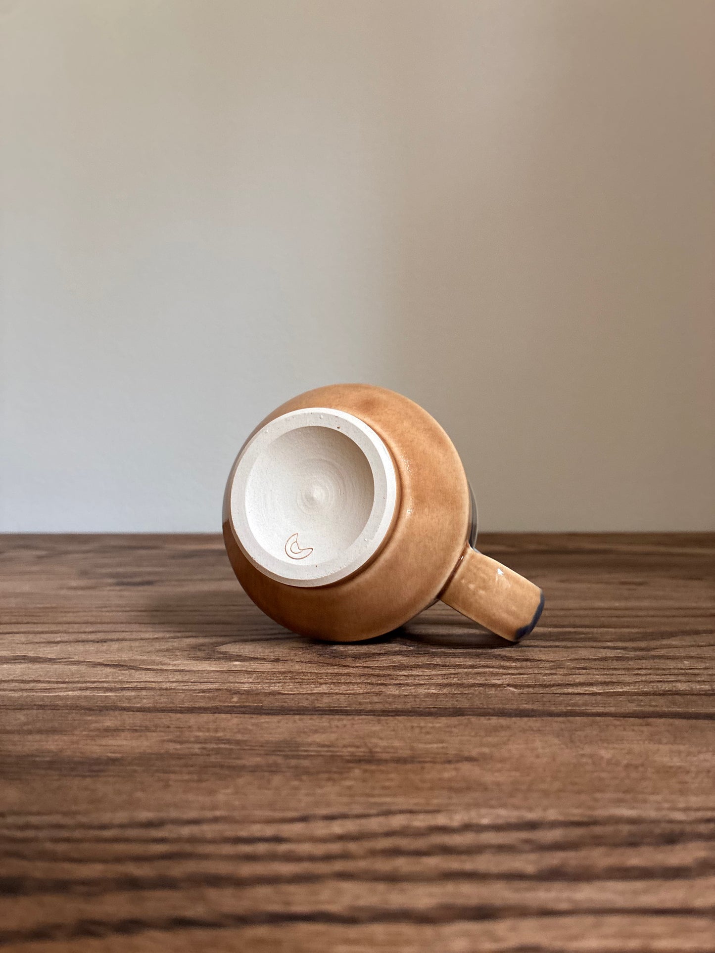 Blue and Tan Coffee Mug 6
