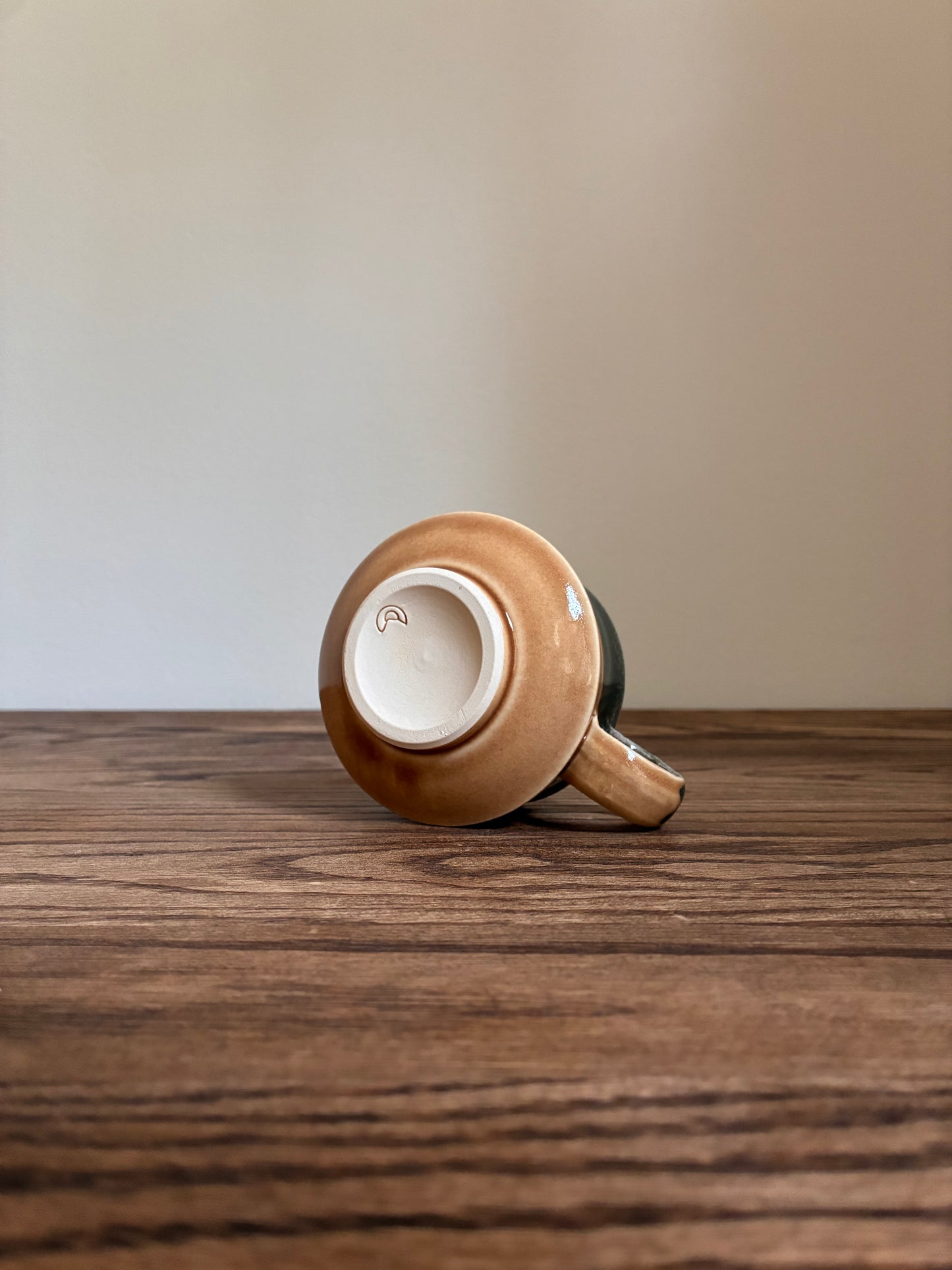 Green and Tan Mug 2