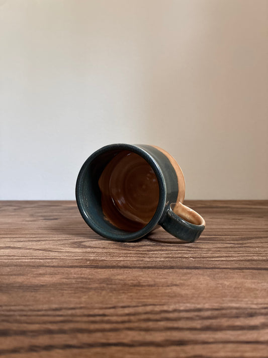 Green and Tan Mug 3