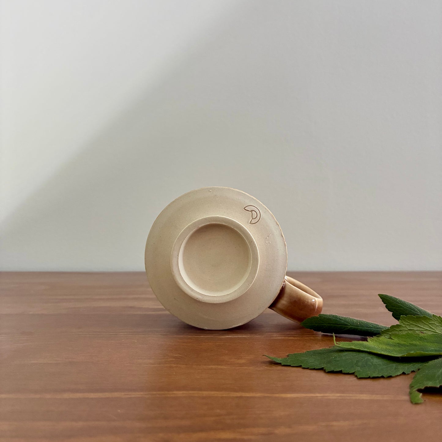 Tan Espresso Mug with Chattering