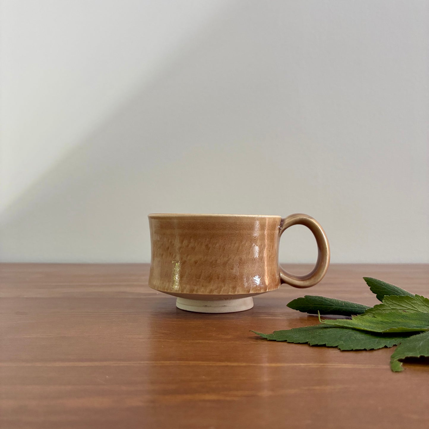 Tan Espresso Mug with Chattering