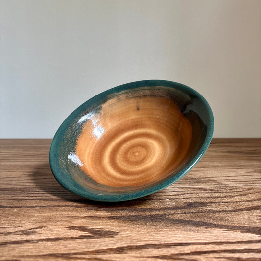 Two-Color Shallow Dinner Bowl