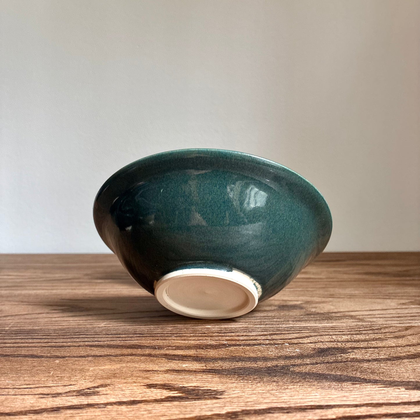 Two-Color Shallow Dinner Bowl