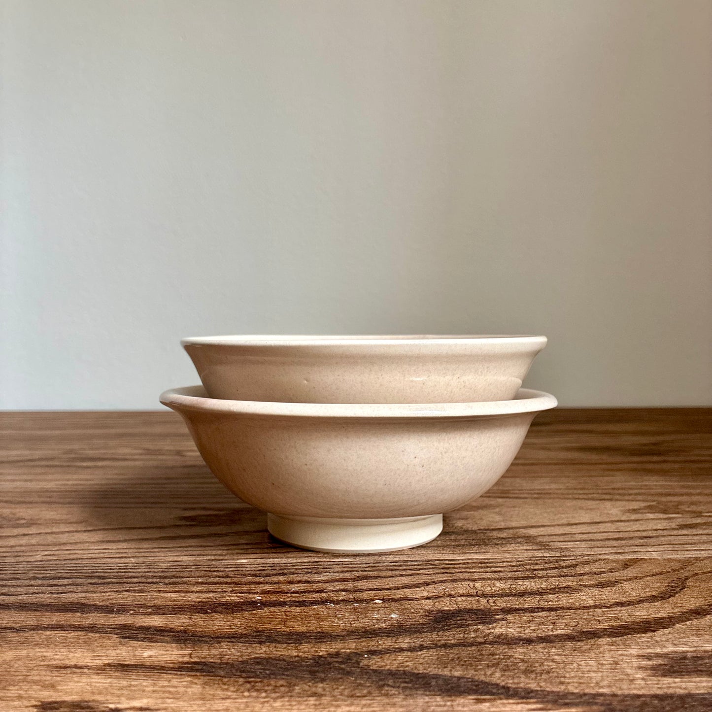 One-Color Flared-Lip Bowls
