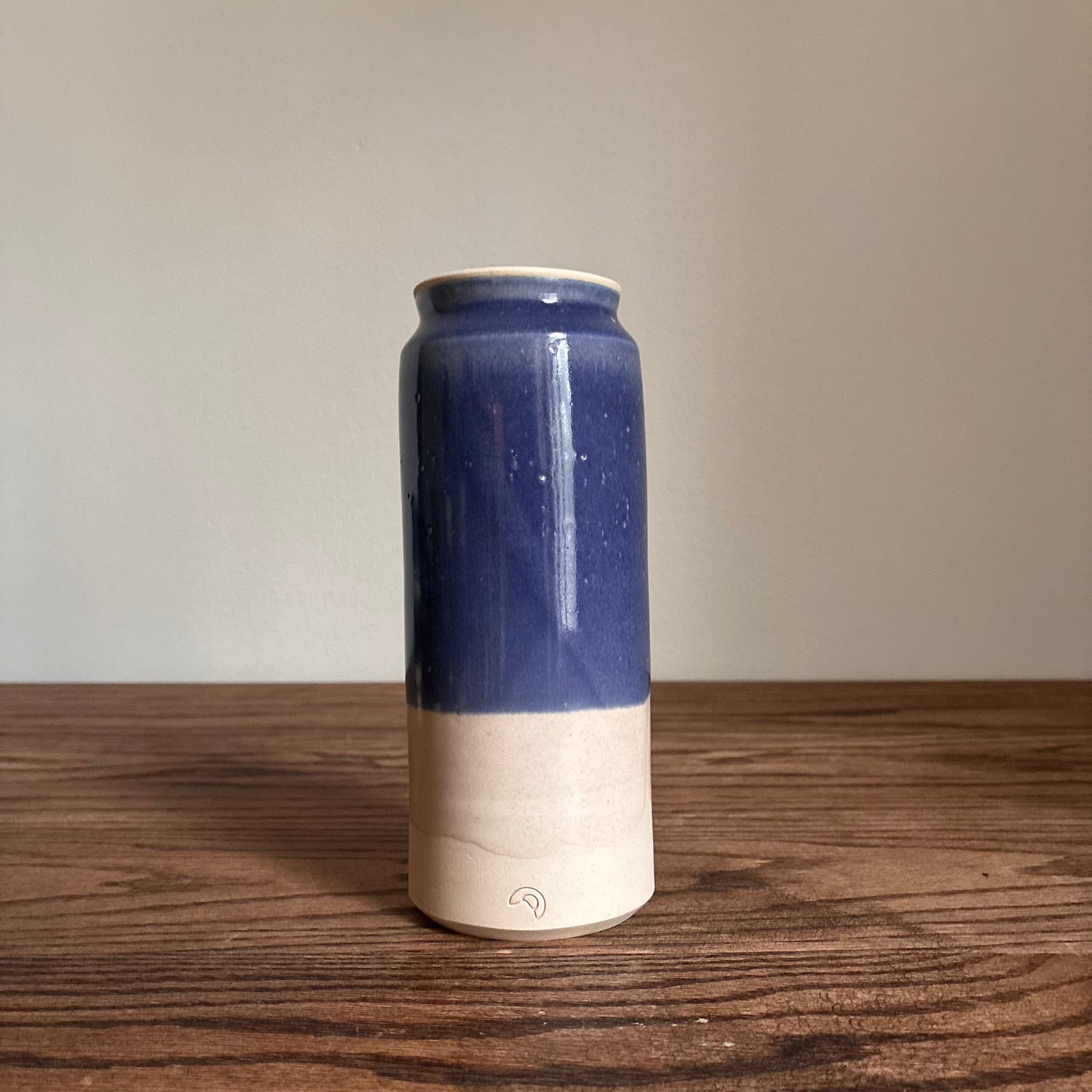 Cylindrical Two-Color Vase