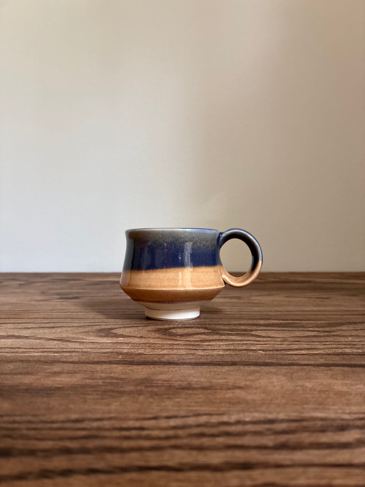 Blue and Tan Coffee Mug 2