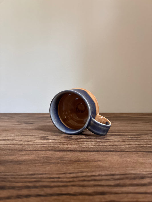 Blue and Tan Coffee Mug 2