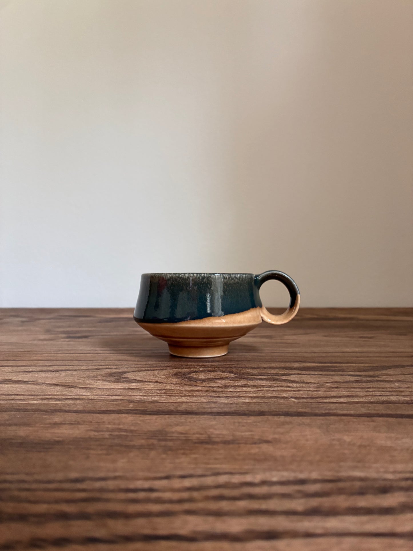 Green and Tan Mug 1