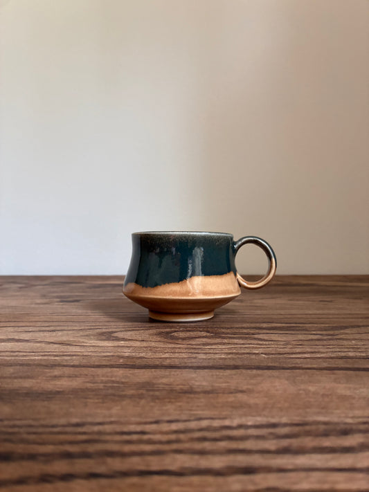Green and Tan Mug 2