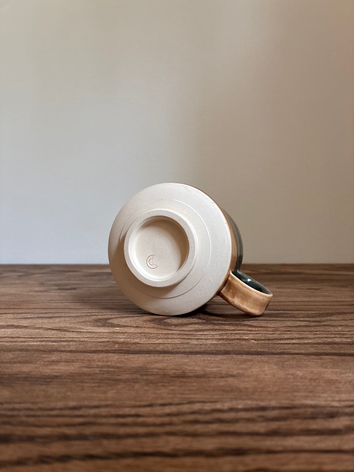 Green and Tan Mug 3