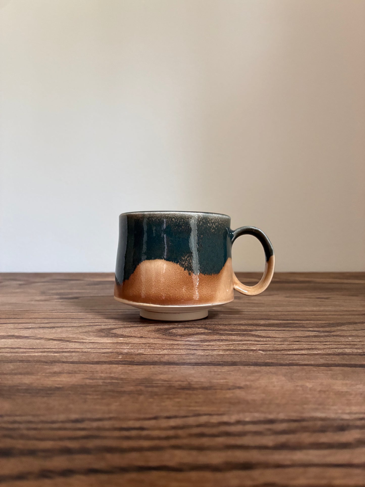 Green and Tan Mug 3